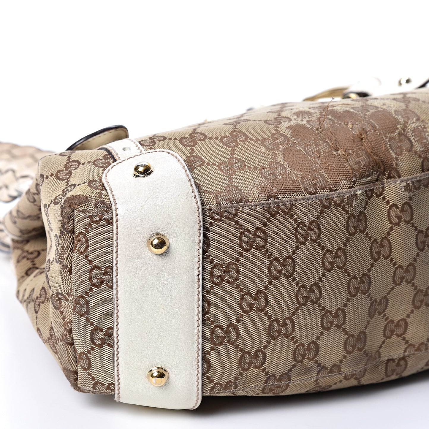 Monogram Small Pelham Shoulder Bag Off White