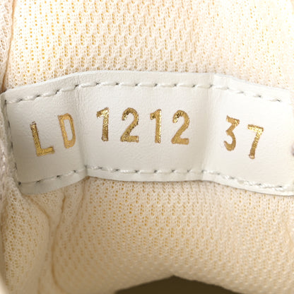 Louis Vuitton Denim Monogram Squad Sneaker Boots 37 Beige 9 of 9