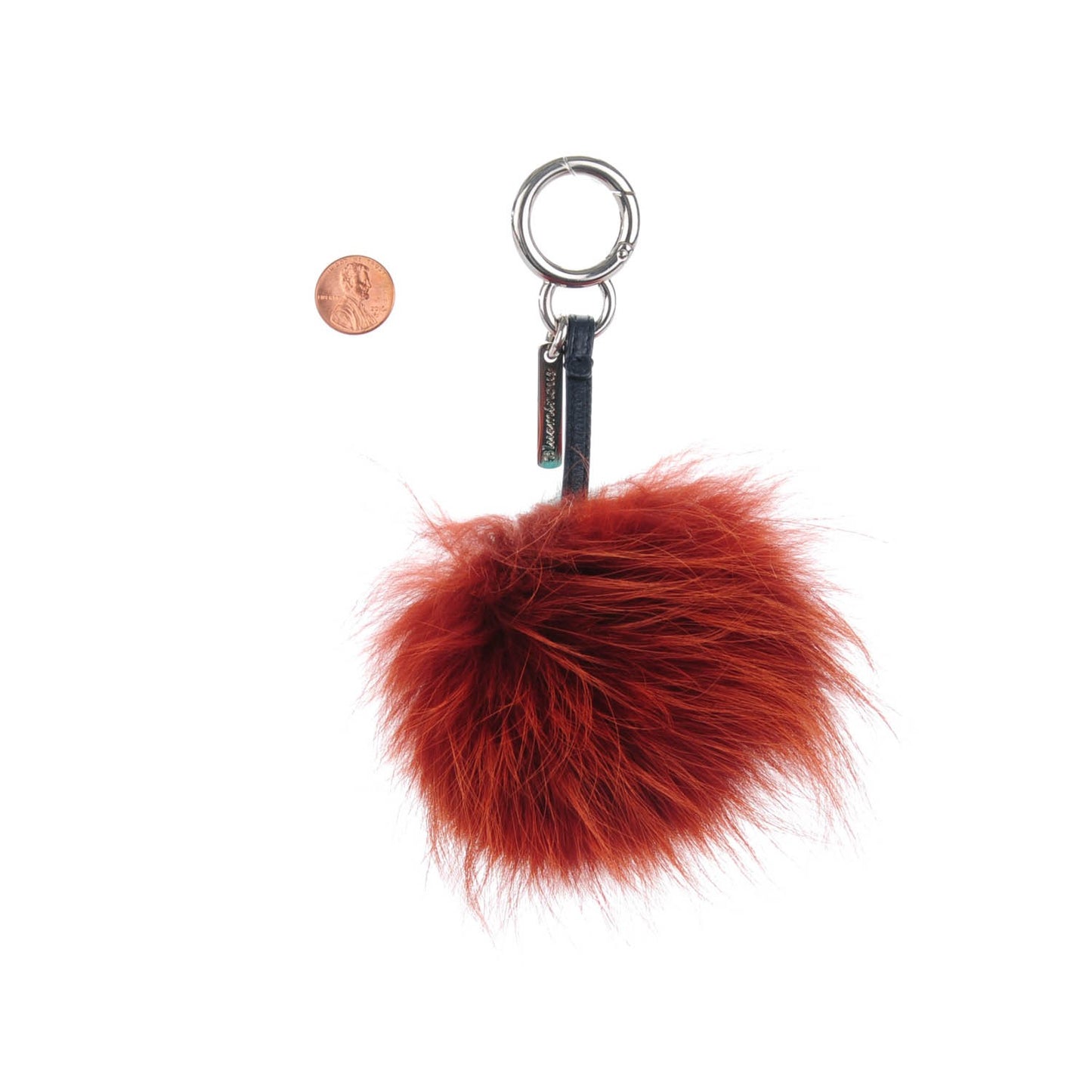 Fox Mink Rabbit Fur Vitello Dolce Blueminous Monster Bag Bug Charm Rust Turquoise