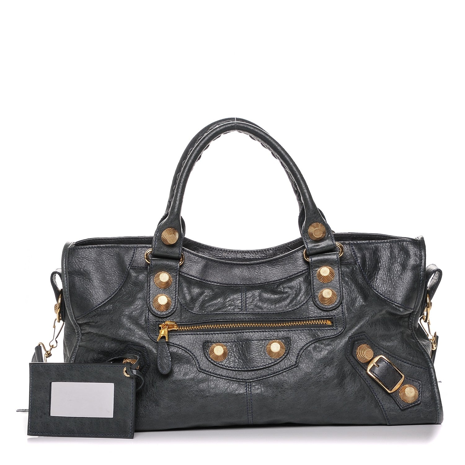 Balenciaga Agneau Giant 21 Gold Hardware Part Time Anthracite 1 of 7