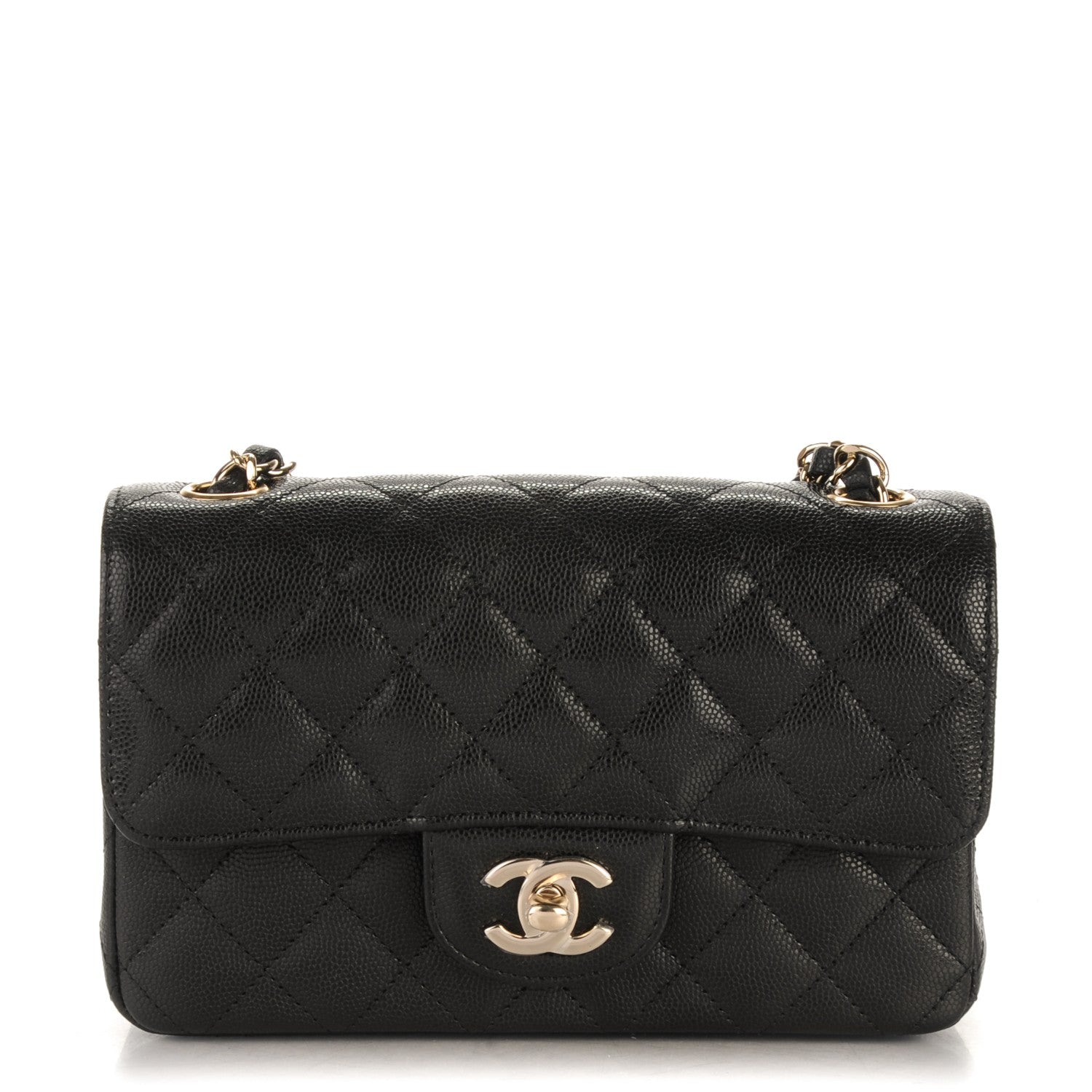 Chanel Caviar Quilted Mini Rectangular Flap Black 1 of 8