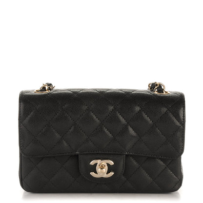 Chanel Caviar Quilted Mini Rectangular Flap Black 1 of 8