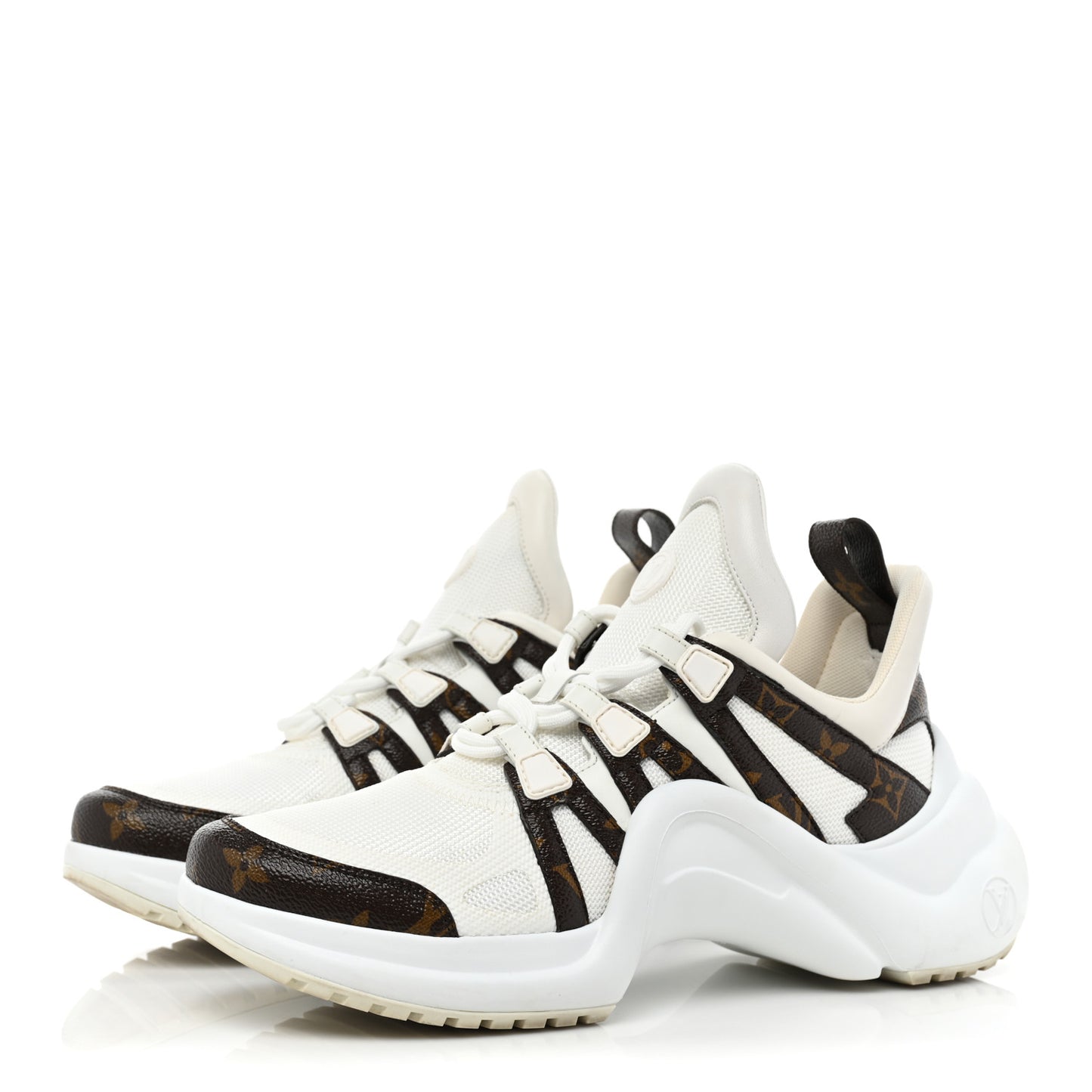 Patent Monogram LV Archlight Sneakers 42 White