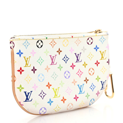 Louis Vuitton Monogram Multicolor Pochette Plate MM White 3 of 6