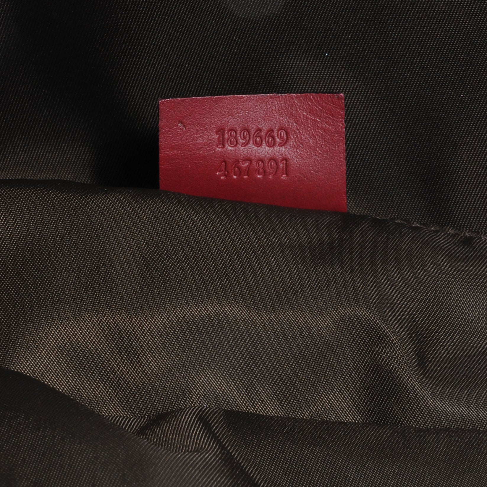 Gucci GG Monogram Medium Web Handle Vertical Tote Red 7 of 8