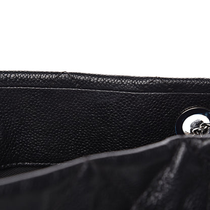 Chanel Caviar Quilted CC Timeless Soft Tote Black 9 of 14