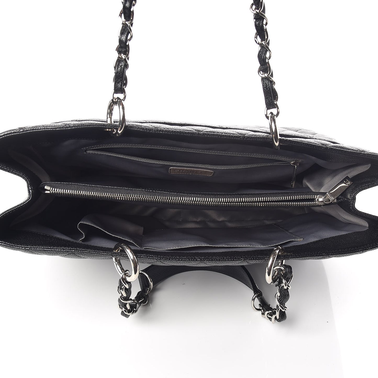 Caviar Quilted XL Grand Shopping Tote GST Black