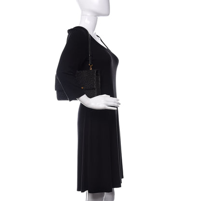 Hermes Ostrich Palonnier Bag Black 2 of 19