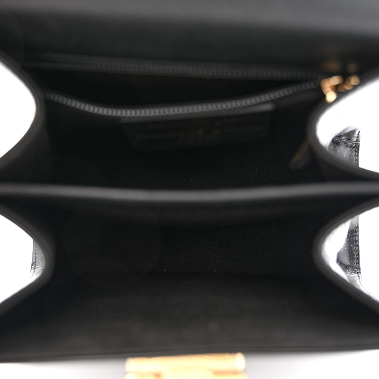 Salvatore Ferragamo Brushed Off Calfskin Iconic Top Handle Bag Black 5 of 10