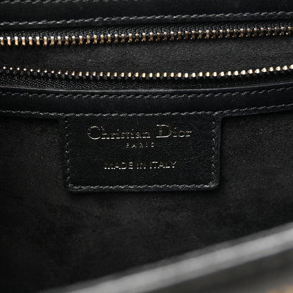 Christian Dior Calfskin D Fence Saddle Bag Black 6 of 10