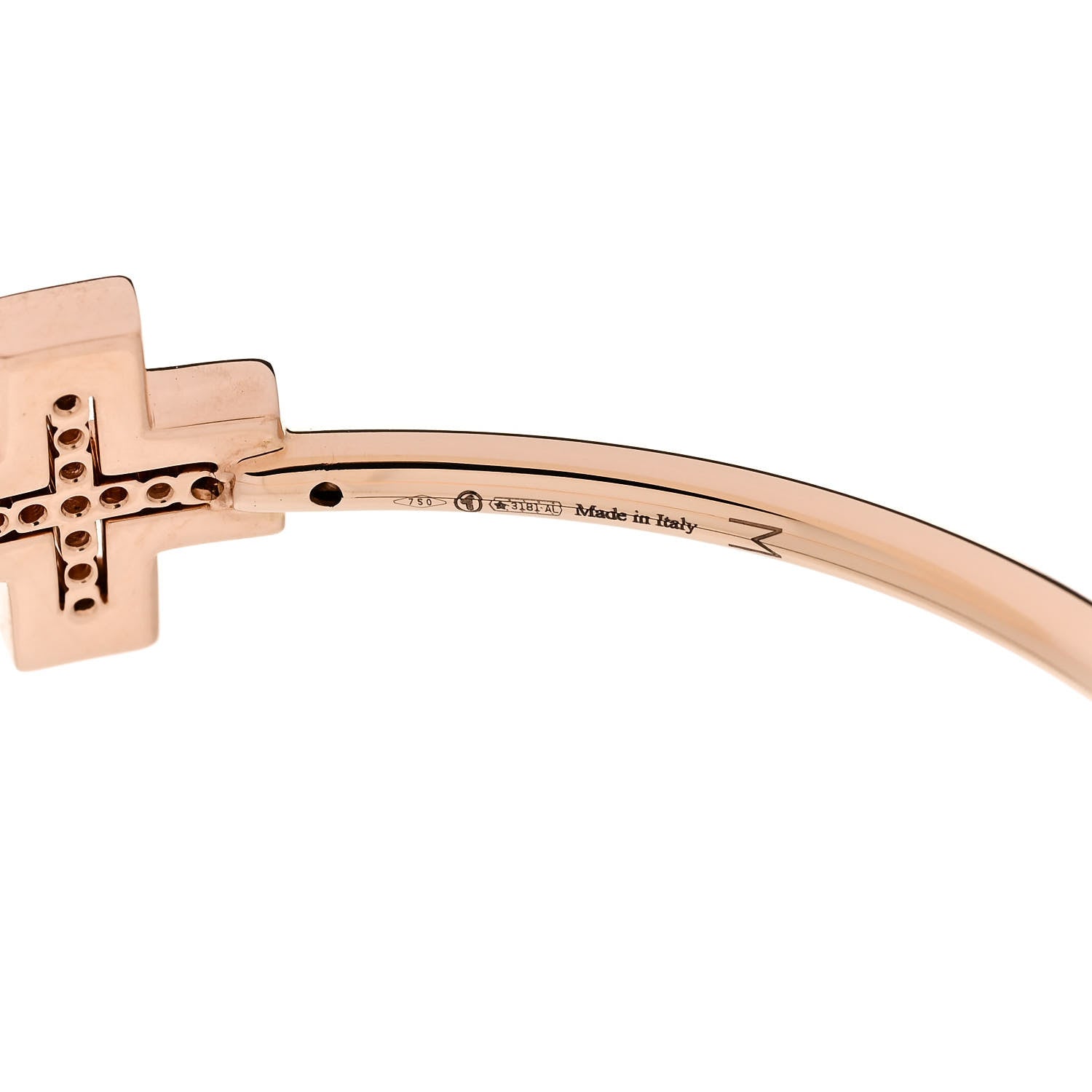 Damiani 18K Pink Gold Diamond Belle Epoque Bracelet 3 of 5