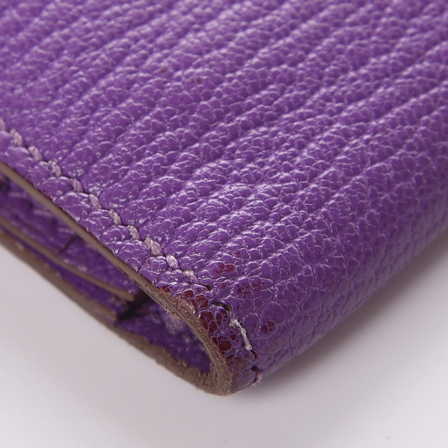 Chèvre Mysore Bearn Gusset Wallet Parme
