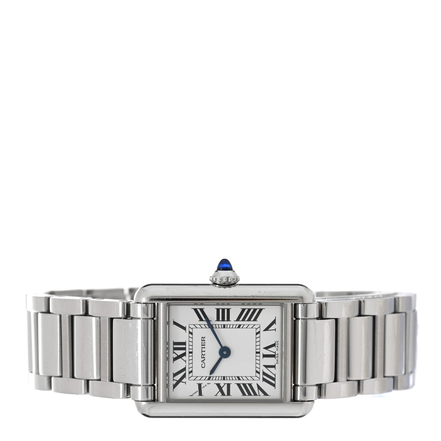 Cartier Stainless Steel 22mm Tank Must Quartz Watch 2 of 4