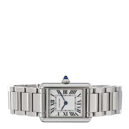 Cartier Stainless Steel 22mm Tank Must Quartz Watch 2 of 4