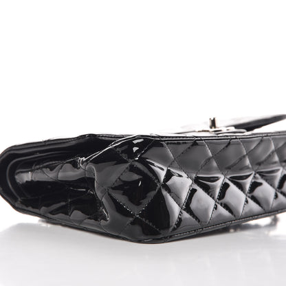 Chanel Patent Quilted Medium Double Flap Black 15 of 17