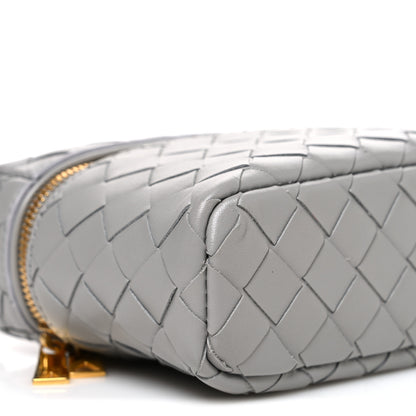 Bottega Veneta Calfskin Intrecciato Bang Bang Vanity Case Limestone 10 of 11