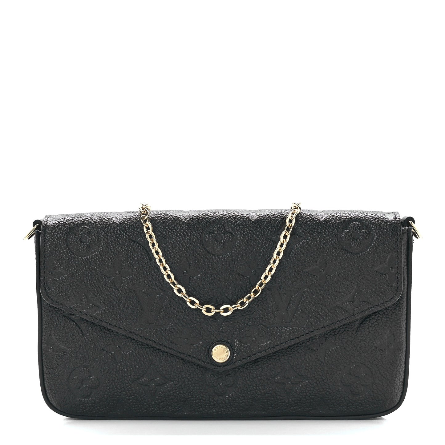 Empreinte Pochette Felicie Chain Wallet Black
