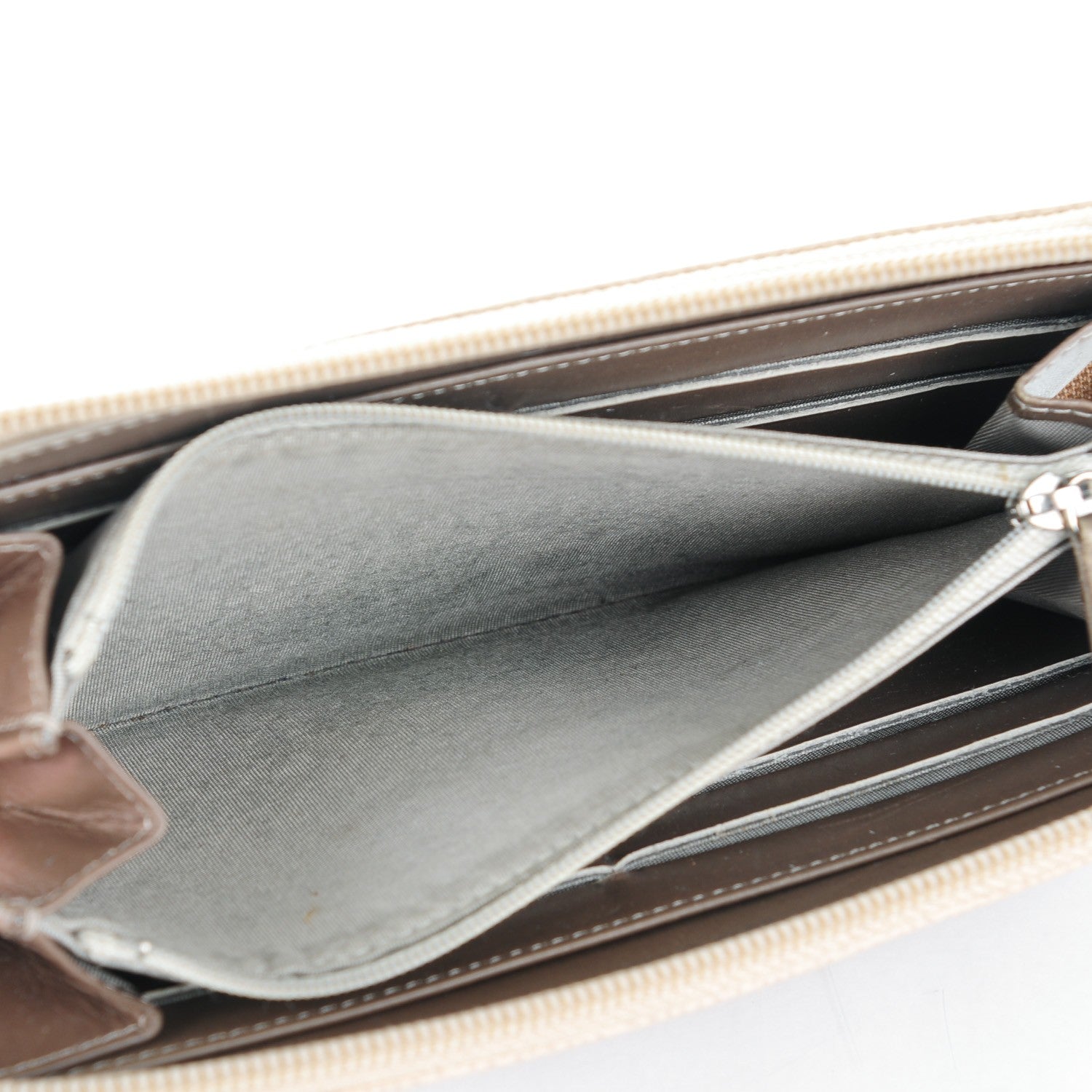 Chanel Caviar Large Timeless CC Zip Around Wallet Beige Clair 9 of 9