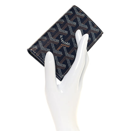 Goyard Goyardine Saint Pierre Card Holder Navy 2 of 7