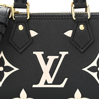 Louis Vuitton Empreinte Monogram Giant Nano Speedy Black Beige 6 of 8