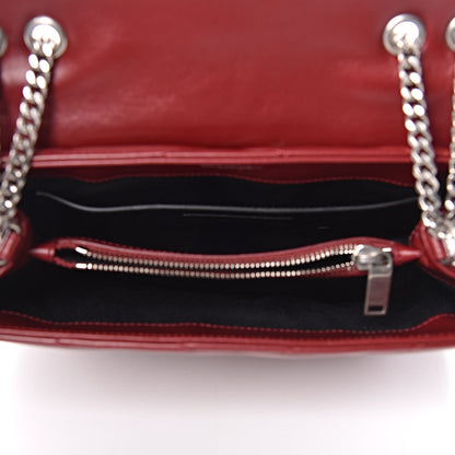 Saint Laurent Calfskin Y Quilted Monogram Small Loulou Chain Satchel Palissandre 5 of 11
