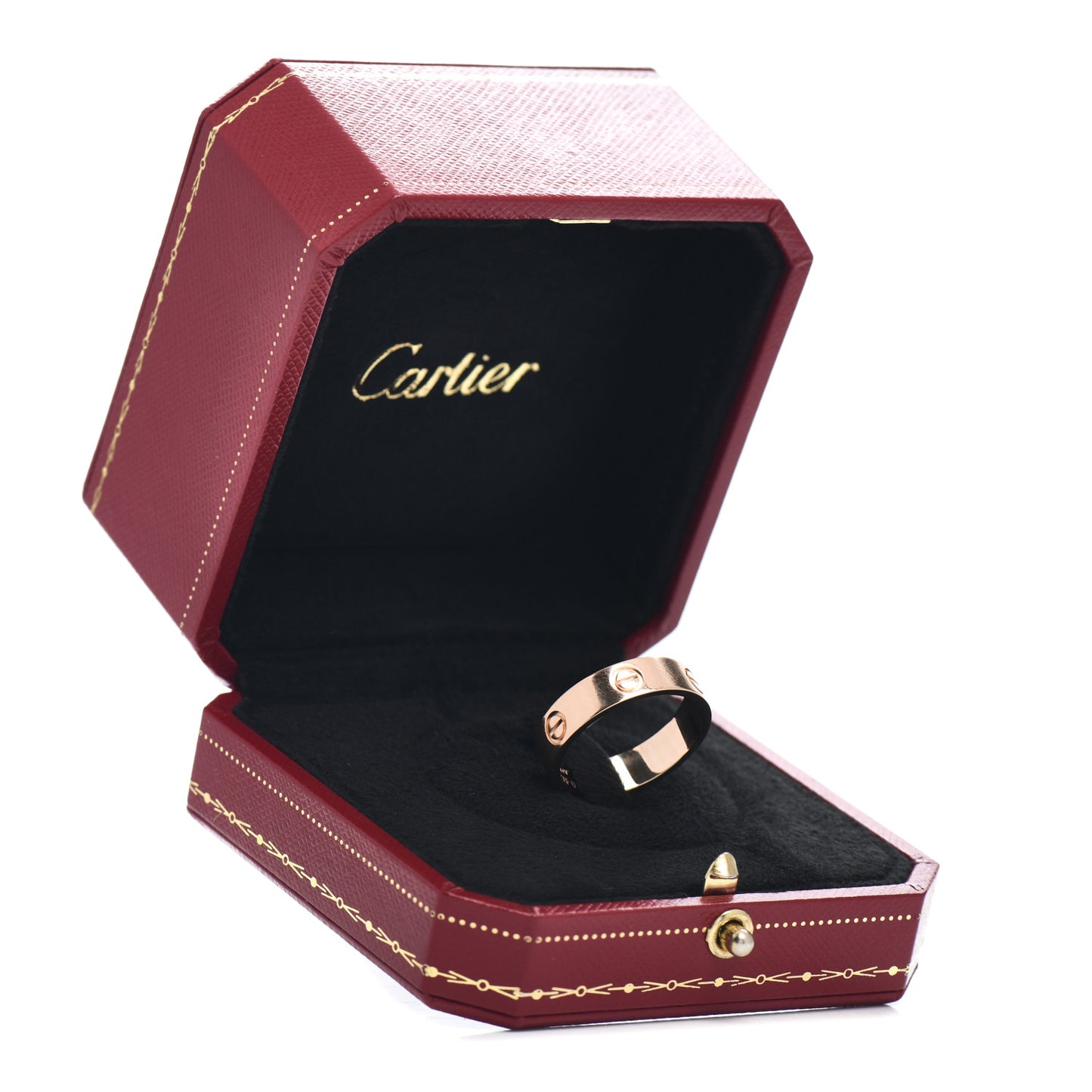 18K Pink Gold 5.5mm LOVE Ring 60 9
