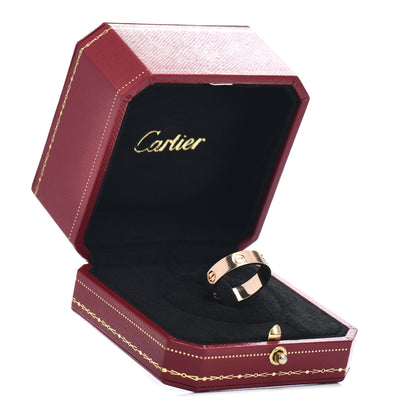 Cartier 18K Pink Gold 5.5mm LOVE Ring 60 9 5 of 5
