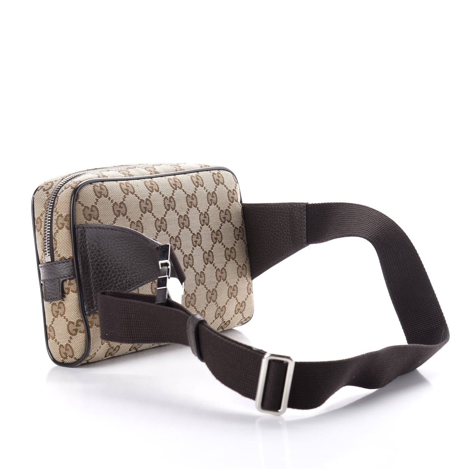 Gucci Monogram Belt Bag Dark Brown 3 of 9