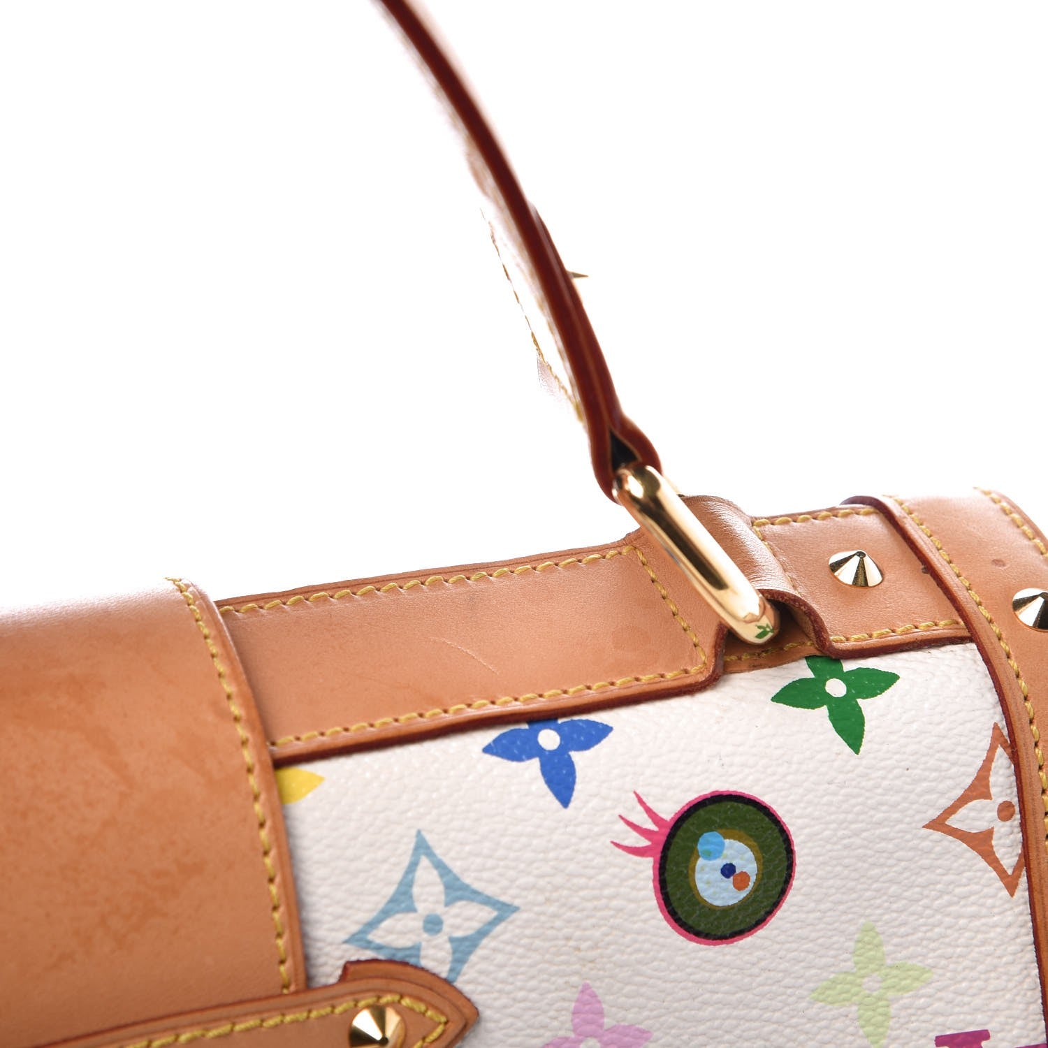 Louis Vuitton Monogram Multicolor Murakami Eye Love You White 13 of 18