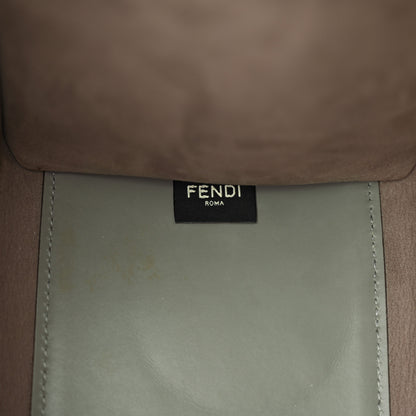 Fendi Vitello King Plexiglass Logo Embossed Medium Fendi Sunshine Shopper Tote Moon 7 of 15