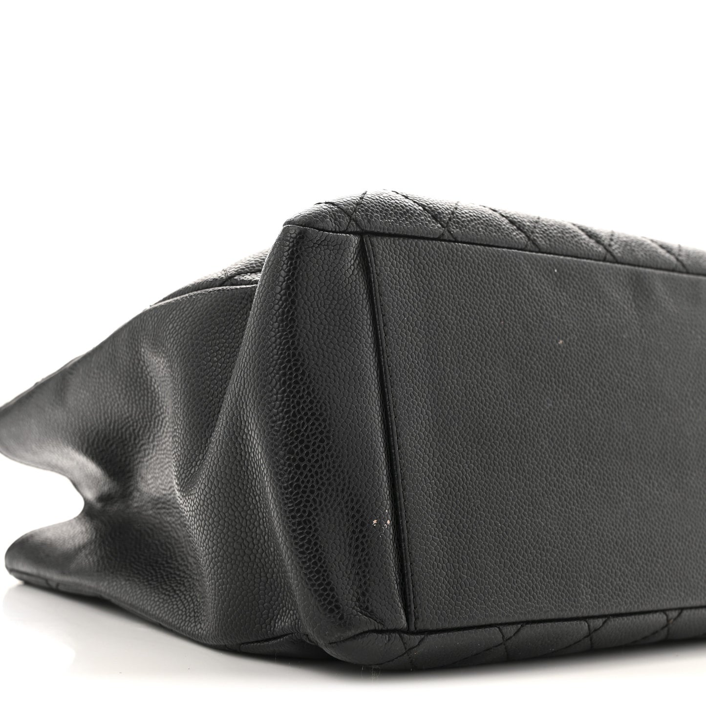 Caviar Quilted Grand Shopping Tote GST Black