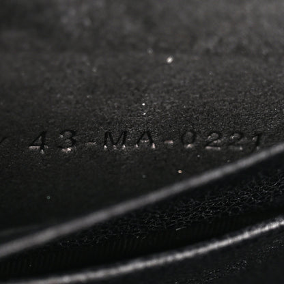 Christian Dior Goatskin Double Saddle Pouch Black 8 of 12
