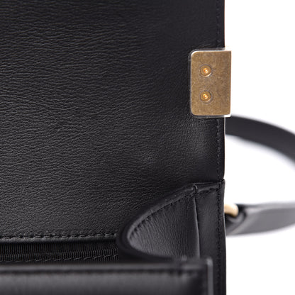 Chanel Calfskin Quilted Medium Boy Flap Black 8 of 12