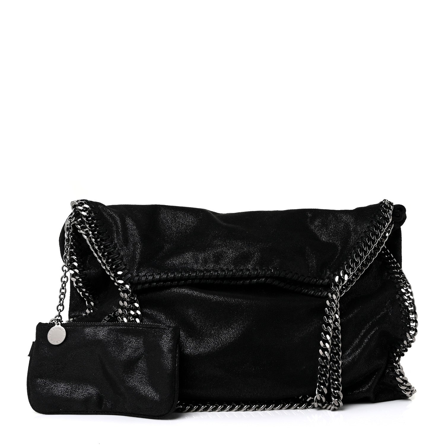 Stella McCartney Shaggy Deer Big Falabella Tote Black 1 of 8