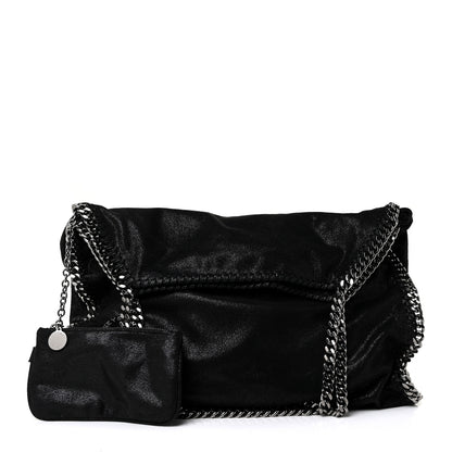 Stella McCartney Shaggy Deer Big Falabella Tote Black 1 of 8