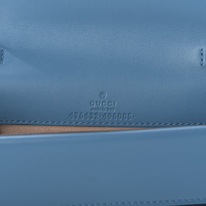 Gucci Velvet Super Mini Dionysus Shoulder Bag Pavone Cyan 5 of 9