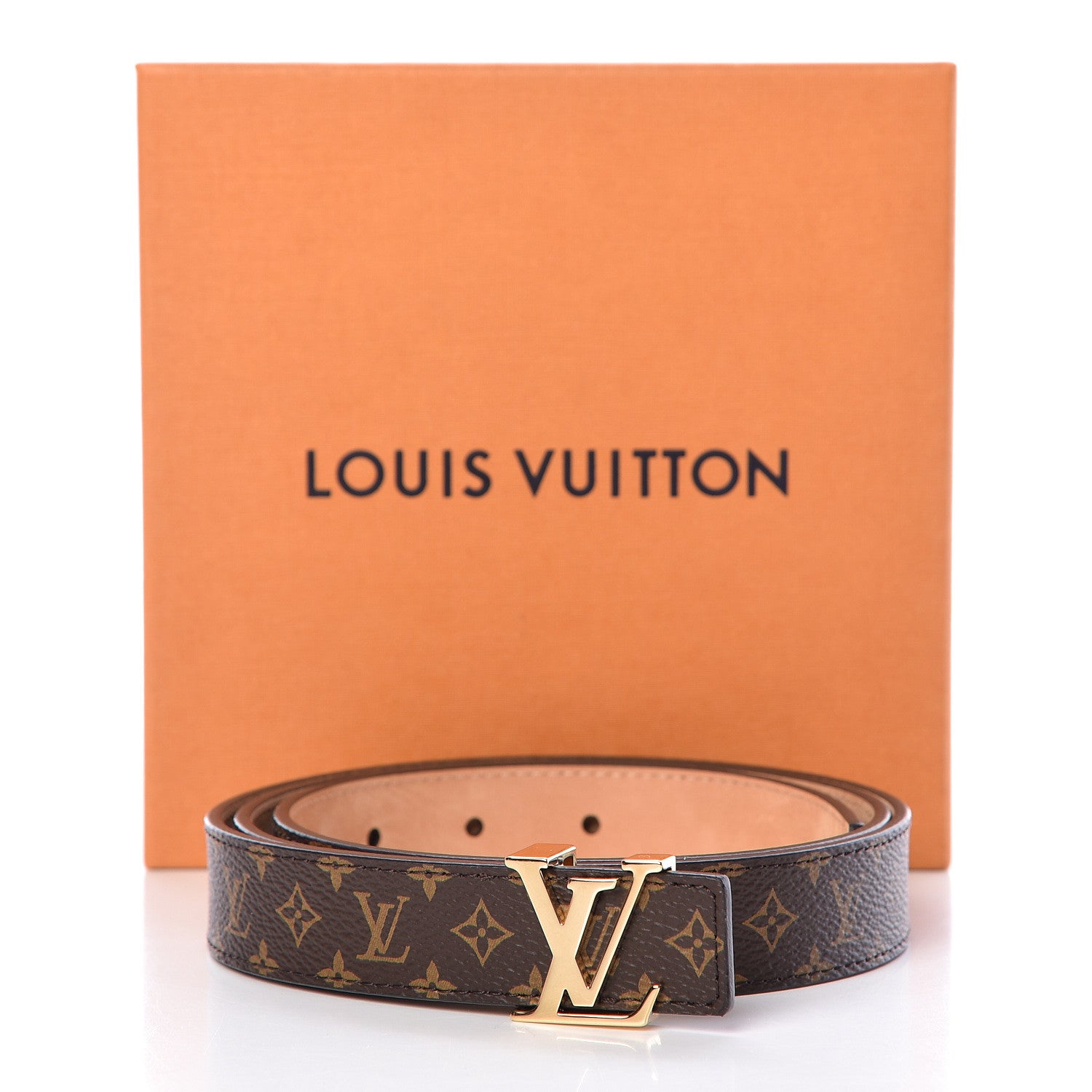 Louis Vuitton Mini Monogram 25mm LV Initiales Belt 95 38 9 of 9
