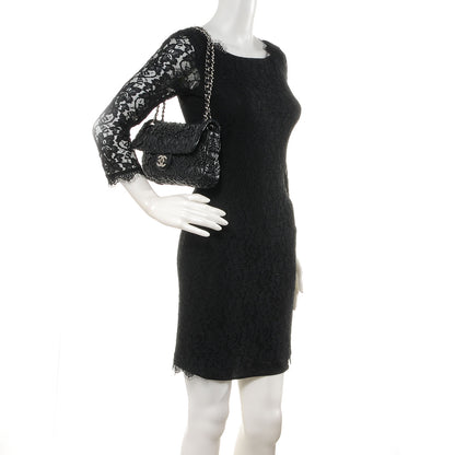 Chanel Lambskin Astrakan Medium Flap Black 2 of 8
