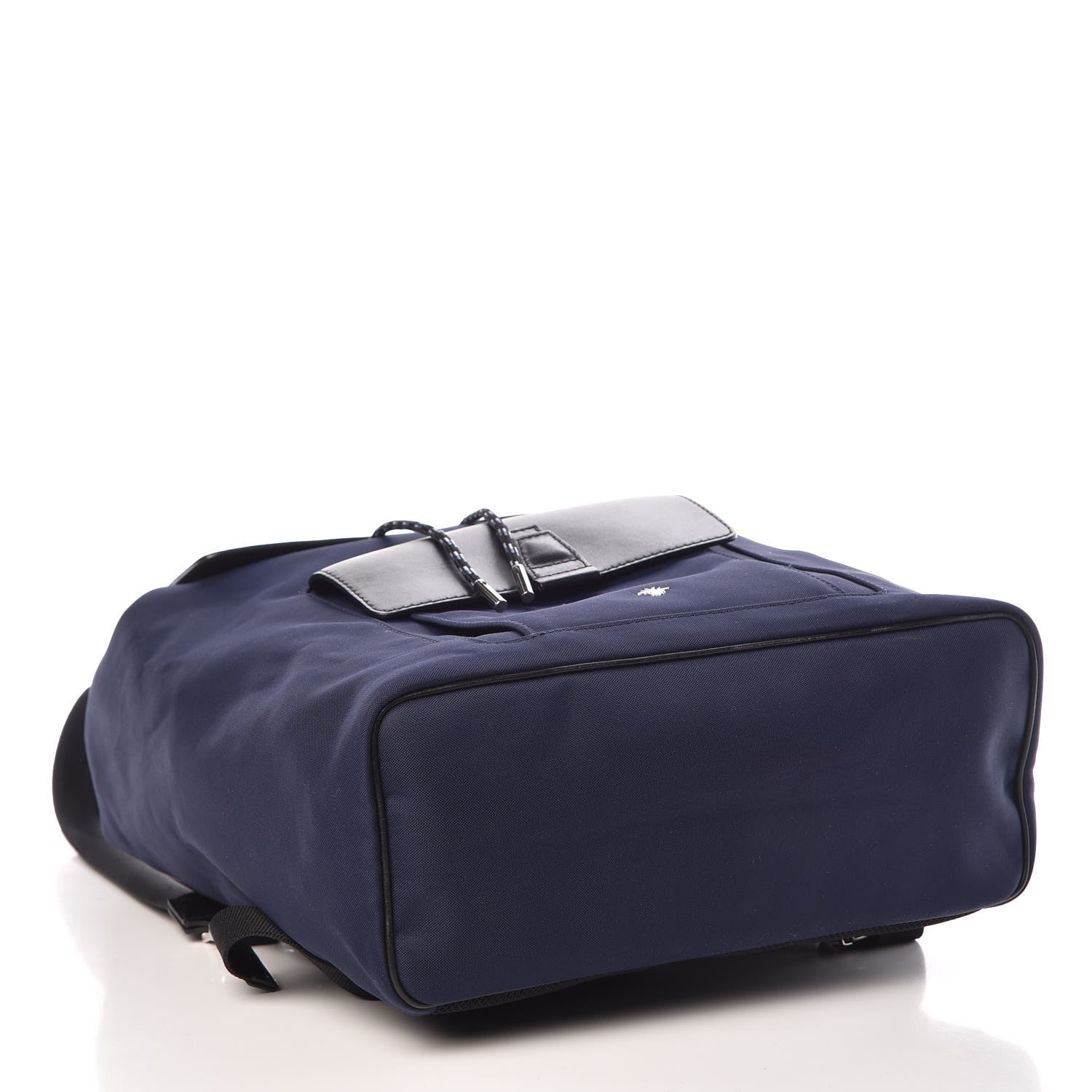 Christian Dior Calfskin Nylon Motion Backpack Black Blue 4 of 9