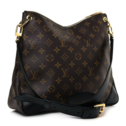 Louis Vuitton Monogram Odeon MM Black 3 of 14