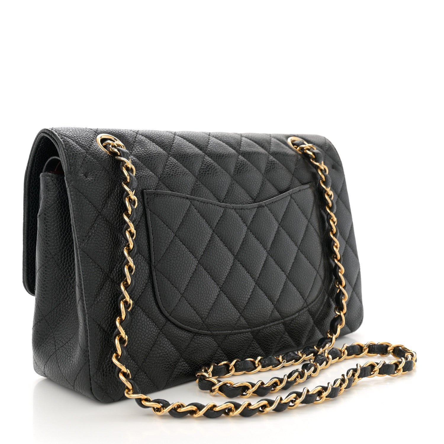 Chanel Caviar Quilted Medium Double Flap Black 3 of 10