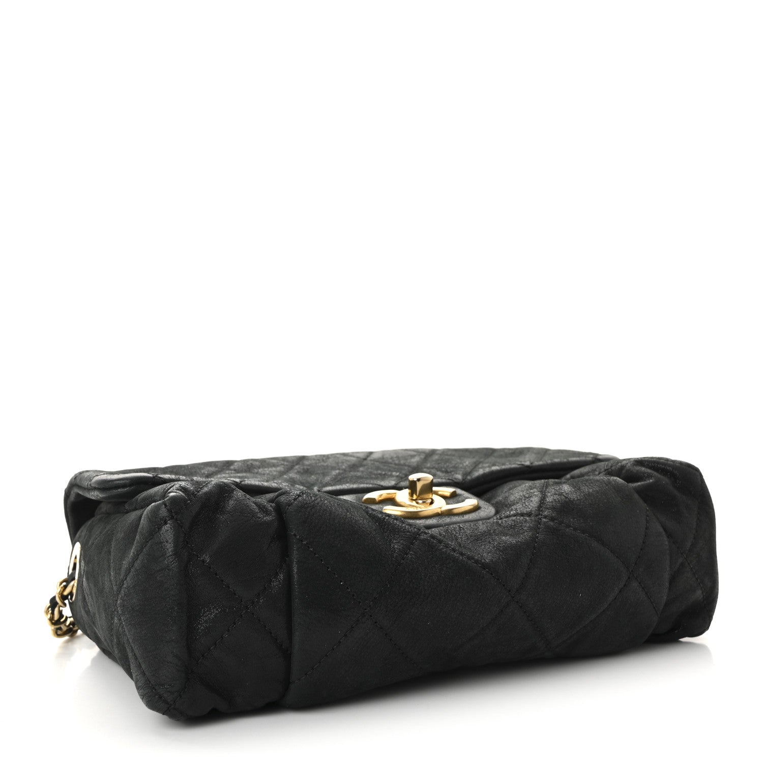 Chanel Iridescent Calfskin Quilted Small Chic Quilt Flap Black 4 of 11