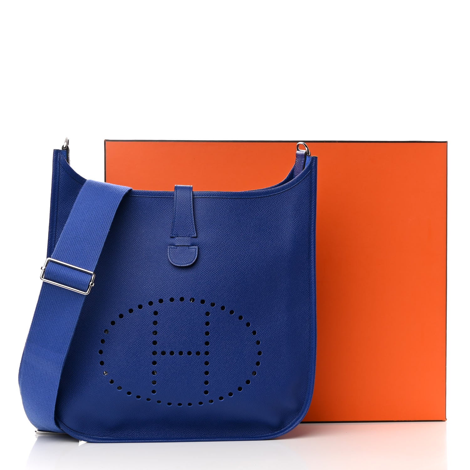 Hermes Epsom Evelyne III GM Bleu Electrique 11 of 11