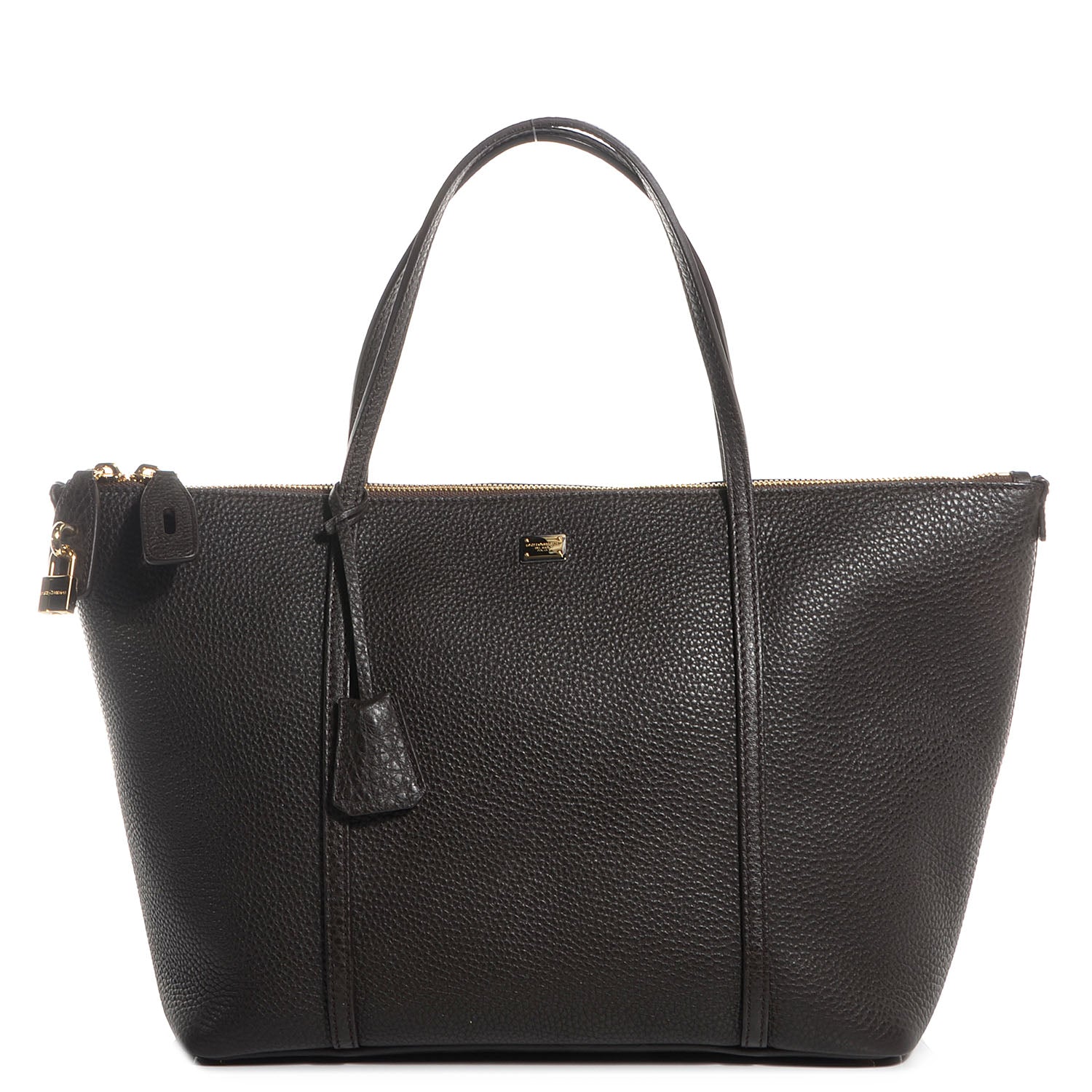 Dolce & Gabbana Vitello Alpaca Miss Escape Tote Cacao 1 of 7