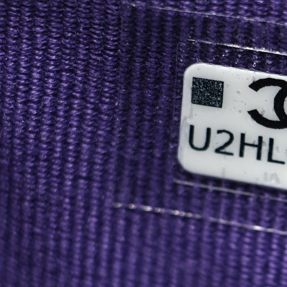 Chanel Caviar Quilted Medium Flap Wallet Purple 9 of 11