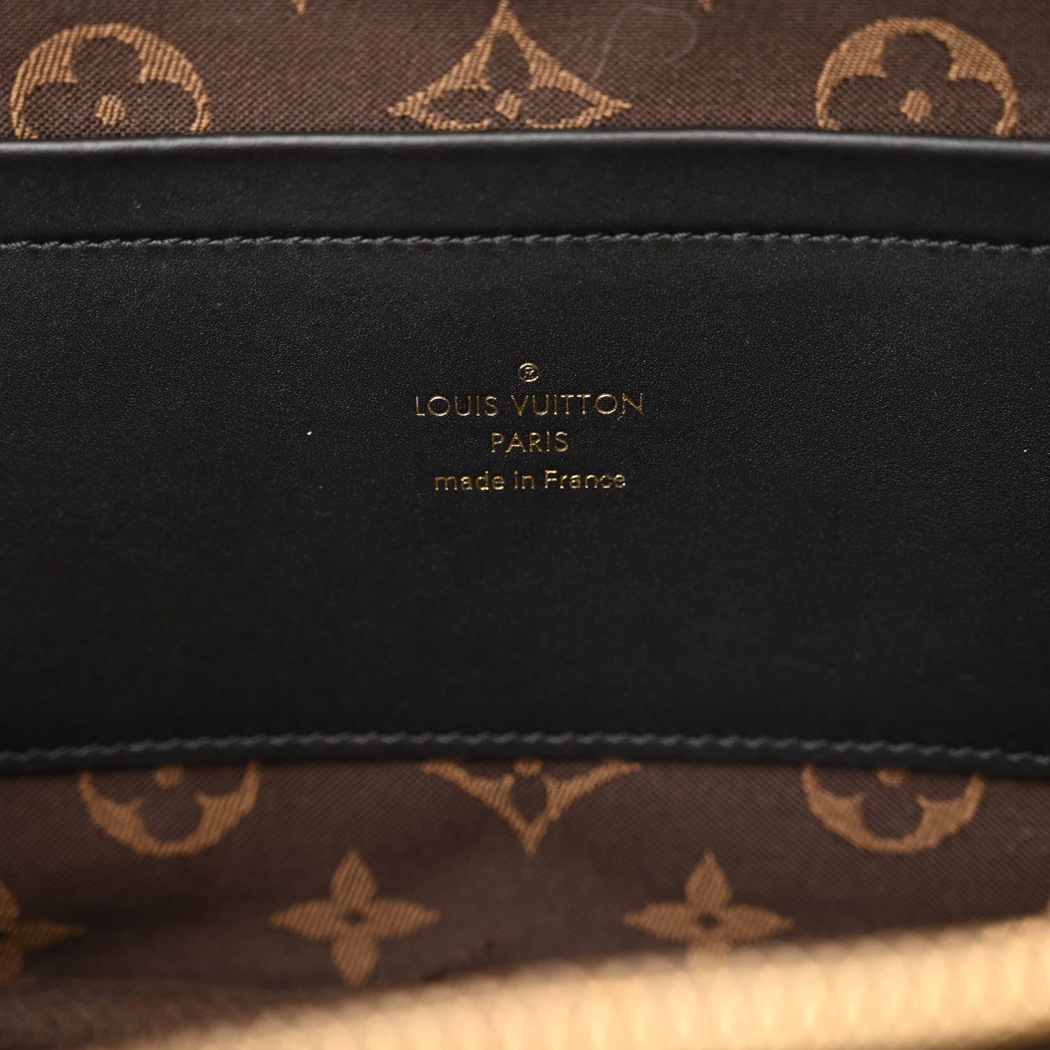 Louis Vuitton Calfskin Monogram Embossed Utility Crossbody Black 6 of 11