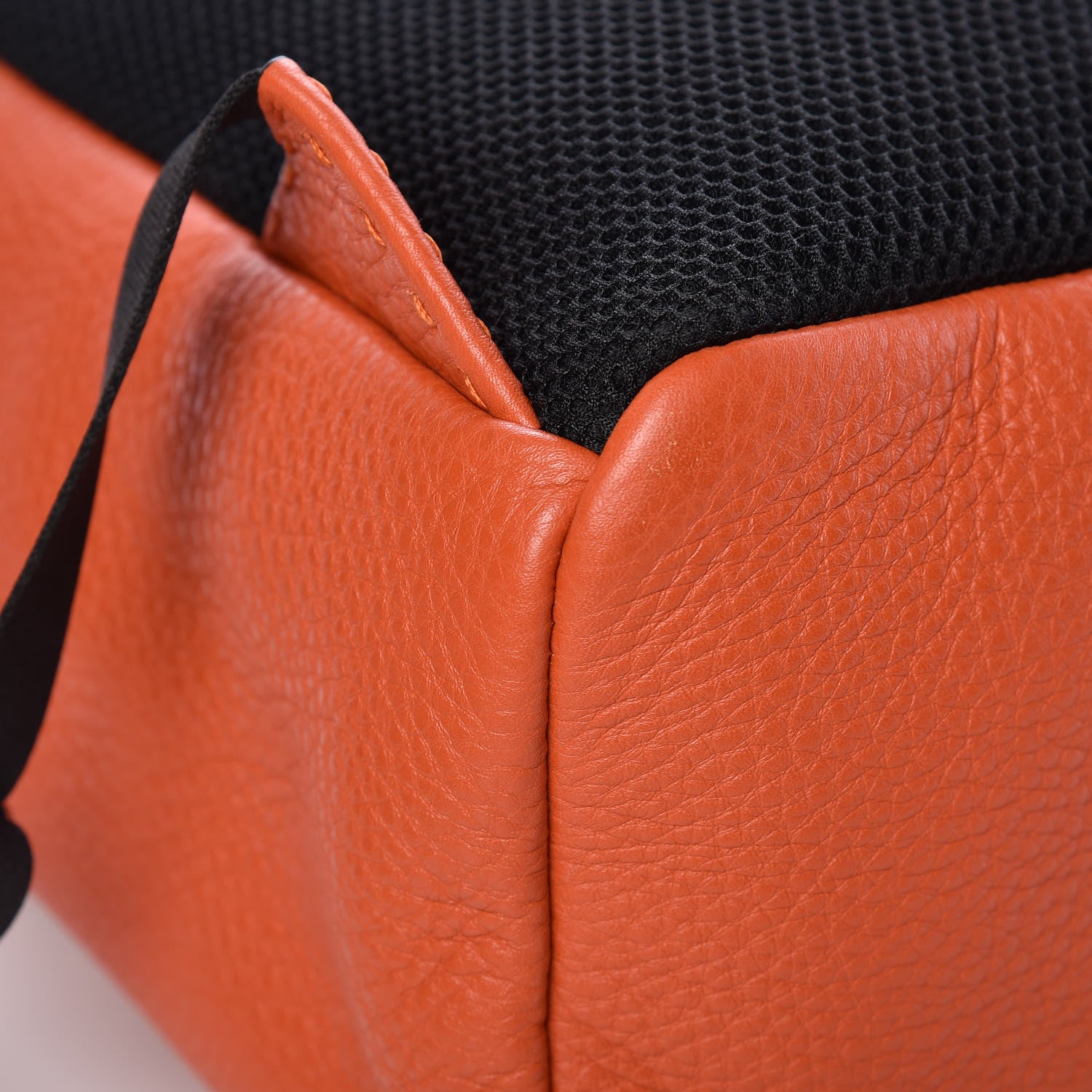 Fendi Cuoio Romano Selleria Backpack Orange 11 of 11