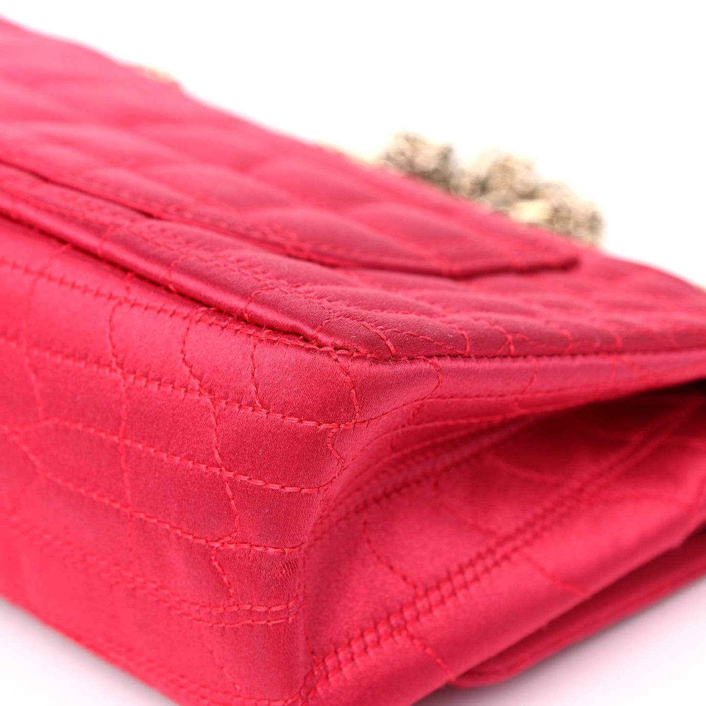 Satin Coco's Croc 2.55 Reissue 225 Flap Pink