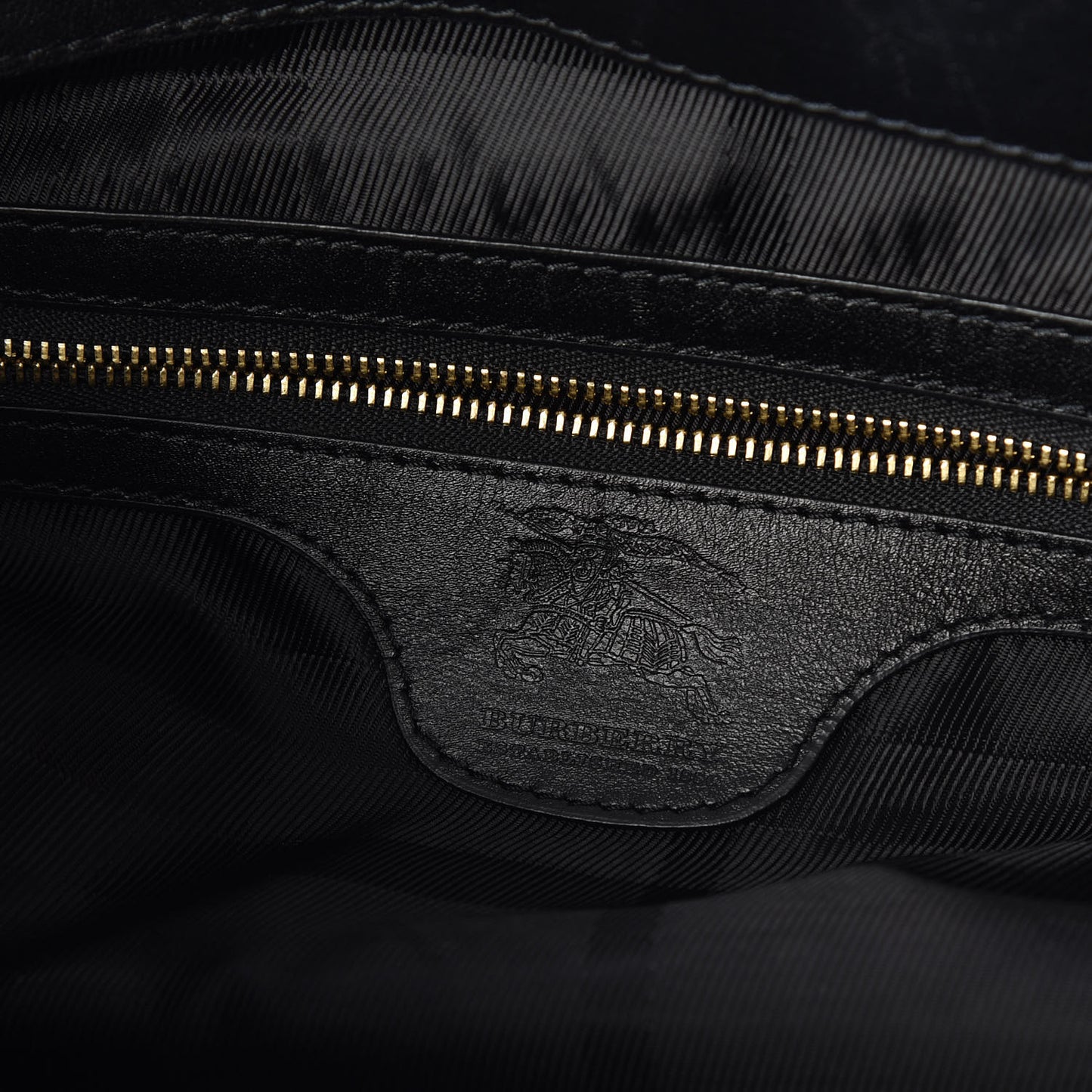 Calfskin Quilted Satchel Black
