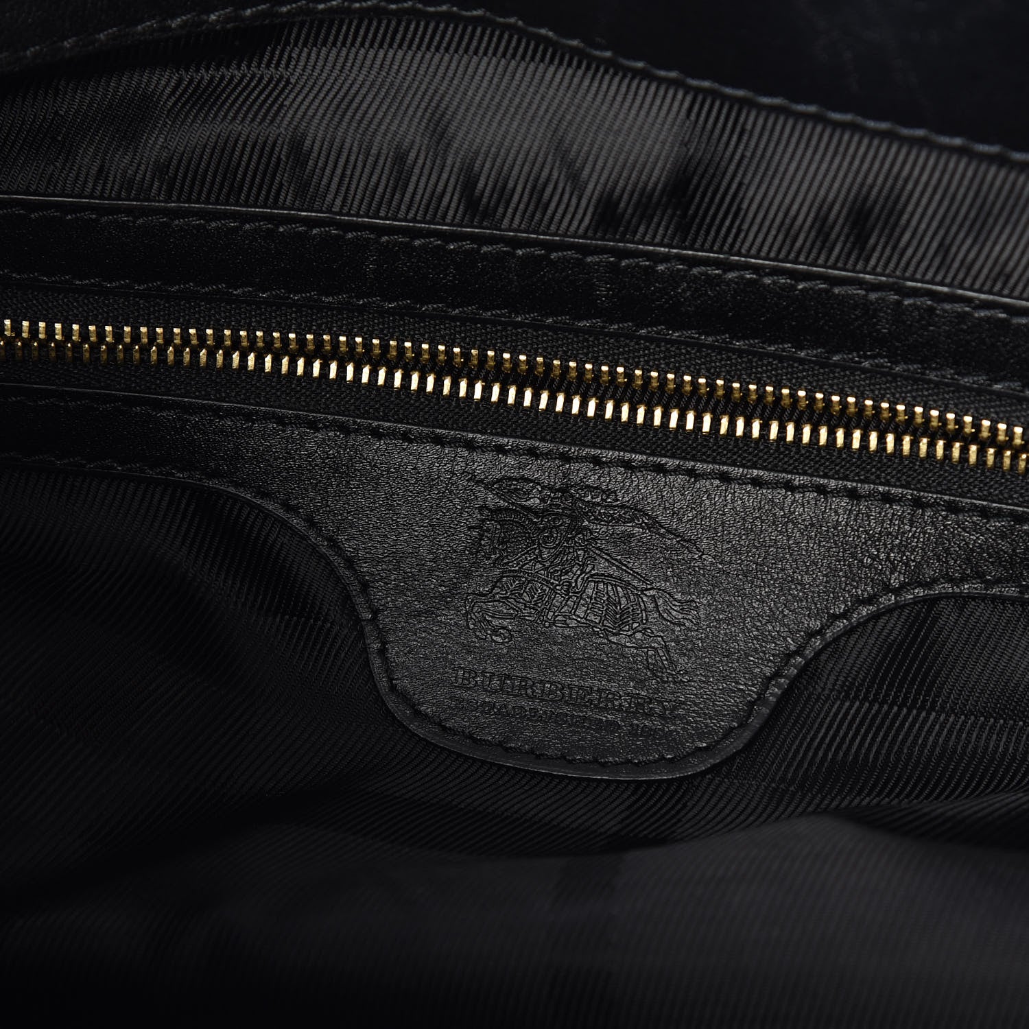 Burberry Calfskin Quilted Satchel Black 10 of 13